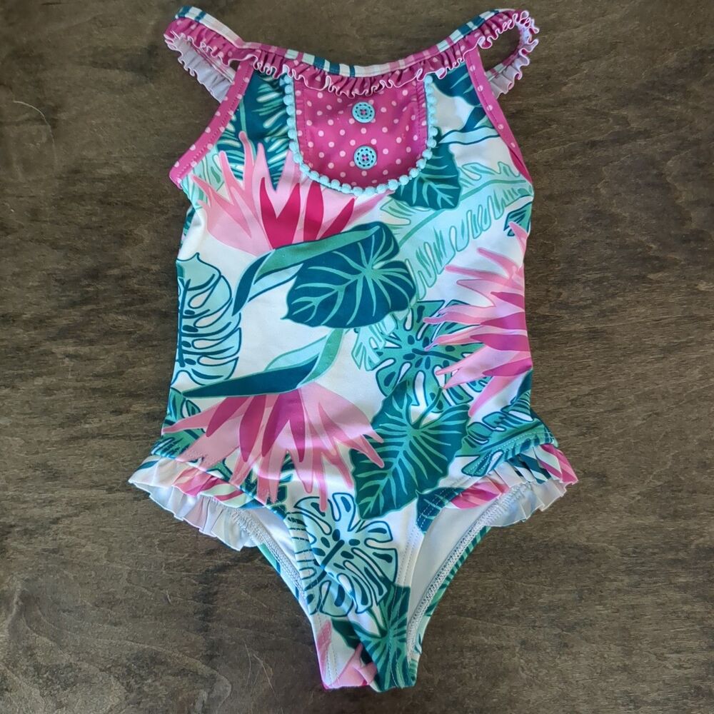 Matilda Jane Under The Palms One-Piece Bathing Swimsuit - Toddler Girls 2T